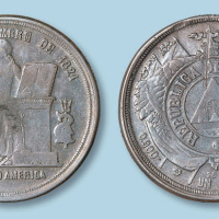 1885年洪都拉斯银币