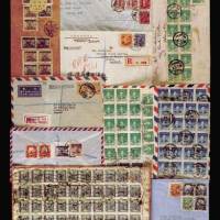 1949年广东台山寄加拿大航空封