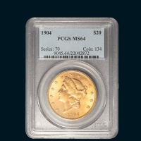 1904年美国20元金币