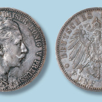 1893年德国普鲁士5马克银币