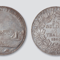 1844年德国法兰克福公国银币