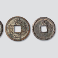 明代洪武通宝二枚