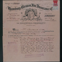 1914年香港火险保单二件