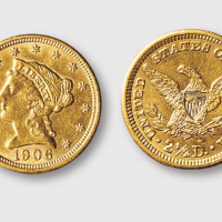 1906年美国2.5美元金币