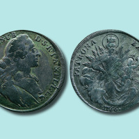 1766年德国巴伐利亚公国银币