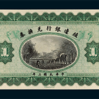 殖边银行兑换券壹圆样票