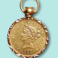1903年美国金币一枚