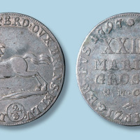 1797年德国2/3马克银币