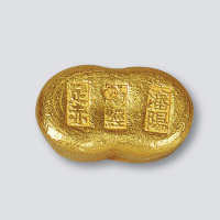 清末民初沈阳东经金店足赤一两金锭