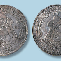 1582年德国巴伐利亚THALER大银币