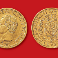 1908年保加利亚100Leva金币