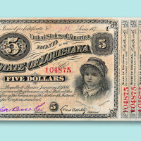 1879年美国5元债券一枚