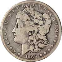 1889-CC Morgan Silver Dollar. VG Details--Scratch (PCGS).