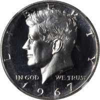 1967 Kennedy Half Dollar. SMS. MS-66 Ultra Cameo (NGC).
