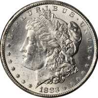 1883-CC GSA Morgan Silver Dollar. MS-61 (Uncertified).