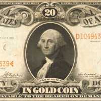 Fr. 1183. 1906 20 Dollar Gold Certificate. Choice Very Fine.