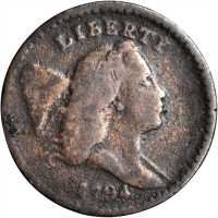 Lot of (4) Half Cents.