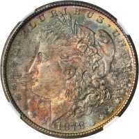1878-S Morgan Silver Dollar. MS-65 (NGC).