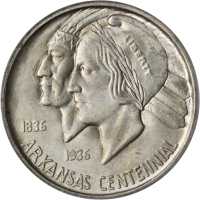 1936-D Arkansas Centennial. MS-65 (PCGS). CAC.