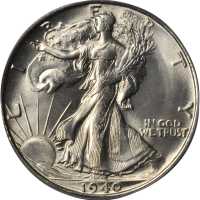 1940-S Walking Liberty Half Dollar. MS-65 (PCGS).