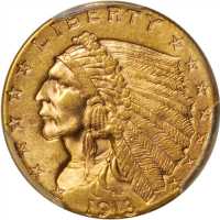 1913 Indian Quarter Eagle. MS-62 (PCGS).