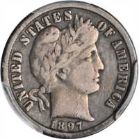 1897-O Barber Dime. Fine-12 (PCGS).