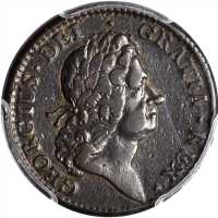 1723 Rosa Americana Penny. Martin 2.24-Eb.7, W-1278. Rarity-4. EF-40 (PCGS).