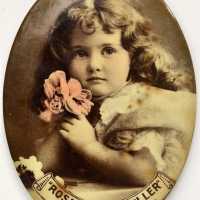 Georgia--Atlanta. Undated (Early 20th Century) Rose the Distiller Advertising Mirror. Celluloid. 67.