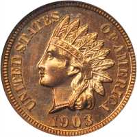 1903 Indian Cent. Proof-64 RD (NGC).