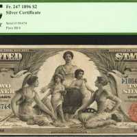Fr. 247. 1896 $2 Silver Certificate. PCGS Very Fine 35.
