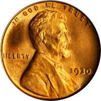 1930 Lincoln Cent. MS-66 RD (PCGS). CAC. OGH.