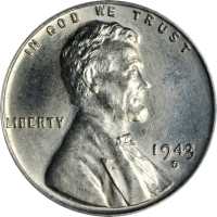 1943-D/D Lincoln Cent. FS-501. Repunched Mintmark. MS-67 (PCGS).