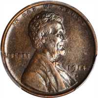 1914-D Lincoln Cent. EF-45 (PCGS).
