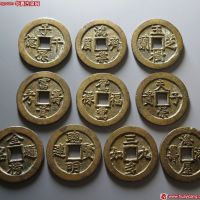 浙炉花钱一套10枚 极美品