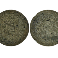 西藏桑松果木一两唐卡 NGC AU 55