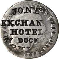 Pennsylvania--Philadelphia. Undated (1849-1850) Jones Exchange Hotel. Miller-Pa 239G, Brunk J-184--C