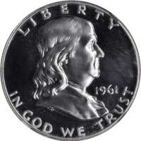1961 Franklin Half Dollar. Proof-69 (NGC).