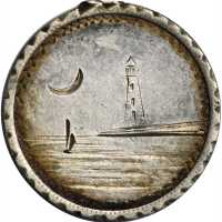Lot of (2) Love Tokens on Dime-Size Planchets.