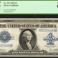 Lot of (4) Fr. 237 to 239. 1923 $1 Silver Certificates. PCGS Mixed Grades.