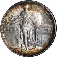 1917 Standing Liberty Quarter. Type I. MS-66 FH (NGC).