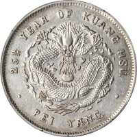 北洋造光绪25年七钱二分 PCGS AU Details