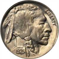 1925 Buffalo Nickel. MS-65 (NGC). OH.