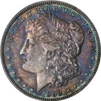 1893 Morgan Silver Dollar. Proof-64 (PCGS).