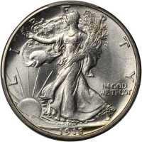 1918-S Walking Liberty Half Dollar. MS-64+ (PCGS). Gold Shield Holder.