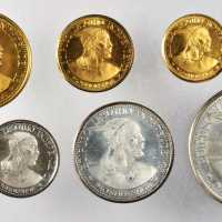 莱索托王国。1966年七枚精製套币。