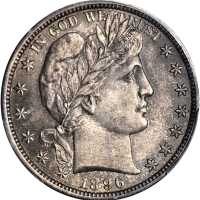 1896 Barber Half Dollar. MS-65 (PCGS).