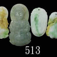 翡翠饰件，一组五件Jade Pendant, group of 5pcs.