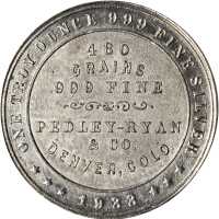 1933 Pedley-Ryan Dollar. Type VII. Silver. 40 mm. HK-828. Rarity-7. MS-65+ (PCGS).