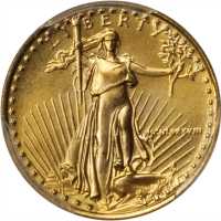 Complete Set of 1988 Gold Eagles. MS-69 (PCGS).
