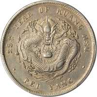 北洋造光绪29年七钱二分 PCGS AU Details